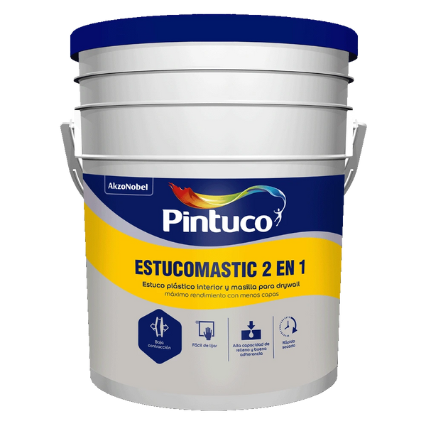 Estuco Mastic 2 En 1 De 27 Kg