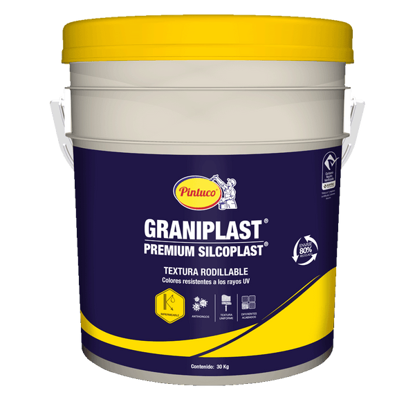 Textura acrílica graniplast premium silcoplast