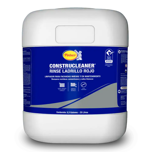 Construcleaner rinse ladrillo rojo