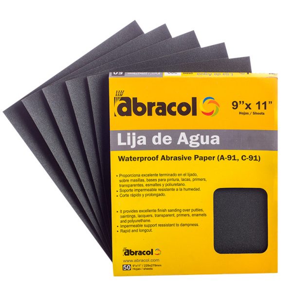 Hojas de lija Abracol