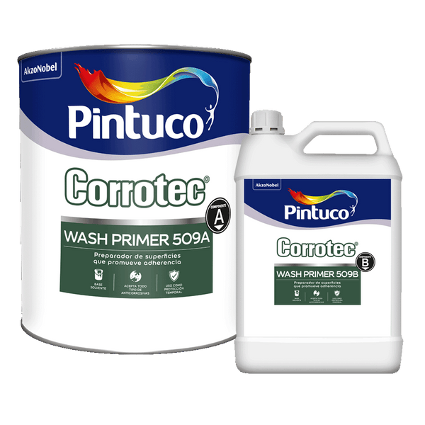 Kit Corrotec Wash Primer Base Solvente 509A / 509B